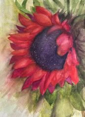 Dolores Marquez, "Red One" Dolores Marquez, "Red One" Watercolor 11X8 $195