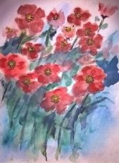 Dolores Marquez, "Returning Spring" Dolores Marquez, "Returning Spring" Watercolor, 21X11, $300