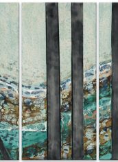 Joy Hagen, "Into the Woods: White Water" Joy Hagen, "Into the Woods: White Water" Encaustic Mixed Media, 38X58, $3800