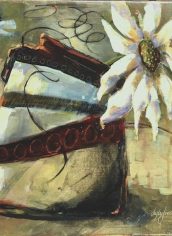 Lyla Jacobsen, "Busy Bee 1" Lyla Jacobsen, "Busy Bee 1" Acrylic on canvas, 12X12, $350