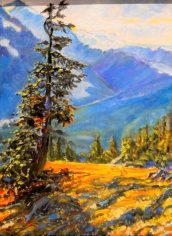 Janelle Loewen "Mountain Scene" Janelle Loewen "Mountain Scene" Oil, 20X16, $1400