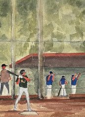 Gill McKinstry, "Play Ball" Gill McKinstry, "Play Ball" Watercolor, 11X14, $200