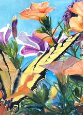 Eve Worrell, "Over the Rainbow" Eve Worrell, "Over the Rainbow" Watercolor, 26x32, $500