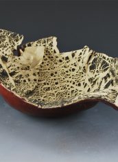 Joann Wadge "Crazed and Confused" Joann Wadge "Crazed and Confused" Clay, glaze, 12x9, $150