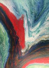 Lewis LaBrashe, "Venir et S'épanouir" Lewis LaBrashe, "Venir et S'épanouir" Acrylic on canvas, 40x30, $2400