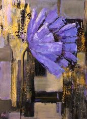 Lyla Jacobsen, "Periwinkle Statement" Lyla Jacobsen, "Periwinkle Statement" Acrylic on canvas, 24x24, $985