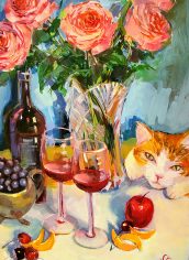 Valentina Voronkova, "Oranges" Valentina Voronkova, "Oranges" Oil on Board, 30x24, $970.00