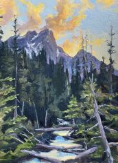 Vicki Perry, "Ascending and Descending" Vicki Perry, "Ascending and Descending" Oil on Canvas Board, 14x11, $550.00