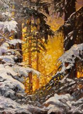 Jannelle Loewen, "Icy Winter Morning" Jannelle Loewen, "Icy Winter Morning" Pastel, 24X18, $1,200