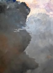 Jannelle Loewen, "Migration is a Tough Go" Jannelle Loewen, "Migration is a Tough Go" Oil, 48X24, $3,500