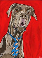 Jodie Sarah Masiwchuk, "Did Someone Say Treat!" Jodie Sarah Masiwchuk, "Did Someone Say Treat!" Acrylic, 20X16, $550