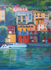 Patricia McCoy, "Colorful Italy" Patricia McCoy, "Colorful Italy" Acrylic, 24X24, $3,000