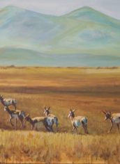 Patricia McCoy, "Follow the Leader" Patricia McCoy, "Follow the Leader" Acrylic, 30X48, $5,500