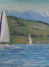Patricia McCoy, "Sunny Sails" Patricia McCoy, "Sunny Sails" Acrylic, 18X36, $2,600