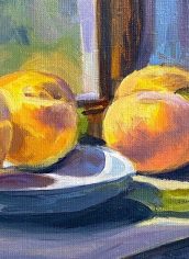 Vicki Perry, "Ripened to Perfection" Vicki Perry, "Ripened to Perfection" Oil, 6X12, $395