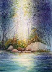 Jean Beuoy, "Evening Light" Jean Beuoy, "Evening Light" Oil on Canvas, 24x18, $300