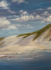 Jean Beuoy, "Maine Shore" Jean Beuoy, "Maine Shore" Oil on Canvas, 18x24, $350