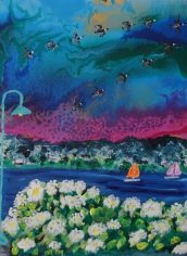 Teresa D'Ambrosio, "Coulon Beach Park" Teresa D'Ambrosio, "Coulon Beach Park" Acrylic, 24x30, $650