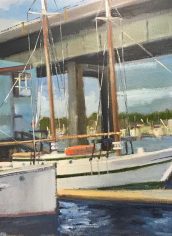 Charles Fawcett, "Schooner Lavengro at the Thomas Yard, Ballard" Charles Fawcett, "Schooner Lavengro at the Thomas Yard, Ballard" Oil, 14x18, NFS