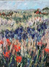 Dianna Hofbeck, "Indian Paintbrush & Lupines" Dianna Hofbeck, "Indian Paintbrush & Lupines" Acrylic on Board, 20x16, $300