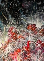 Jannelle Loewen
" Universe Creating Itself as it does" Jannelle Loewen "Universe Creating Itself as it does" Acrylic,copper,gold 36X36 $1400