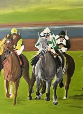 Heidi LaCourse
"Emerald" Heidi LaCourse "Emerald" Acrylic on canvas 36X48 $250