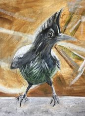 Heidi LaCourse
"Chickadee" Heidi LaCourse "Chickadee" Acrylic on canvas 12X12 &125