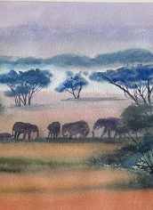 Gil McKinstry
"African Savanna" Gil McKinstry "African Savanna" Water Color 13.5X10.5 $175