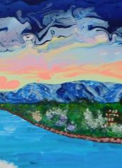 Teresa D'Ambrosio
"Jeannes Garden" Teresa D'Ambrosio "Jeannes Garden" Acrylic 16X48 $450