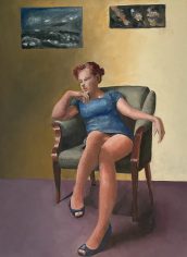 Laura Grover
"Thoughts" Laura Grover "Thoughts" Oil on paper 19X11 $200