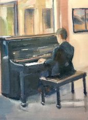 Charles Fawcett
"The Recital" Charles Fawcett "The Recital" Oil 9X12 $300
