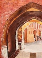 Monir Malekpour
Traditional gateway in Yazd, Iran. Monir Malekpour Traditional gateway in Yazd, Iran Oil 20X28 $2200