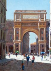 Steve Whitney
"Florence Triumphal Arch" Steve Whitney Florence Triumphal Arch Oil 26X16 $750