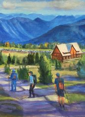 Jingjing Ma
"Fall Hike on Mount Rainier" Jingjing Ma Fall Hike at Mount Rainier Acrylic 16X12 $200