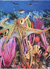 Kiraya Kestin
"Octopus Slipping By" Kiraya Kestin Octopus Slipping By Oil 24X30 $2568