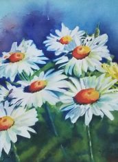 Shirley Rudolf
"Daisies" Shirley Rudolf Daisies Watercolor 12X12 $400