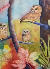 Shirley Rudolph
"Hoo!Hoo!Hoo!" Shirley Rudolph Hoo!Hoo!Hoo! Watercolor 12X16 $425