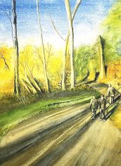 Jane Scott
"Trail Blazers" Jane Scott Trail Blazers Watercolor 11X16 $200