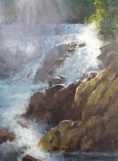 Steve Whitney
"Weeks Falls" Steve Whitney Weeks Falls Oil 18X13 $650