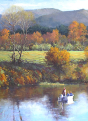 Steve Whitney
"Drifting in Autumn" Steve Whitney Drifting in Autumn Oil 30X24 $1250