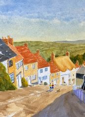 Roger Baker
" Gold Hill, Shaftesbury, UK " Roger Baker Gold Hill, Shaftesbury, UK Watercolor 17X21 $295