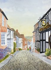 Roger Baker
"The Mermaid Inn, Rye, UK" Roger Baker The Mermaid Inn Rye UK Watercolor 17X21 NFS