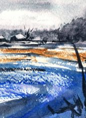 Sue Hampton
"Blue Ice" Sue Hampton Blue Ice Watercolor 5X7 $150