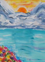 Teresa D'Ambrosio
"Mountain Sunset" Teresa D'Ambrosio Mountain Sunset Mixed Media 14X10 $200