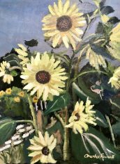 Charles Fawcett
"Gentle Giants at the Demo Garden" Charles Fawcett Gentle Giants Oil 14X11 $400