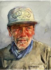 Ellen Grove
"Thom" Ellen Grove Thom 16X12 Watercolor NFS