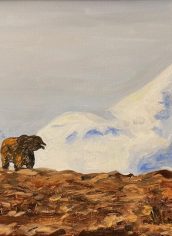Ruth Russell
"Bear on Tundra" Ruth Russell Bear on Tundra Oil 11X14 $75
