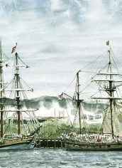 Rick Woods,
"Lady Washington-Hawaiin Chieftain in Aberdeen"