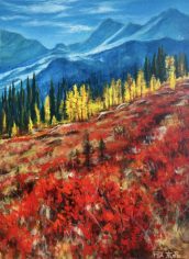 Jingling Ma,
"Maple Pass in Flame and Gold"