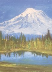Farida Hakim,
"Mt Rainier, Tipsoo Lake"
